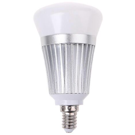 Pour ampoule intelligente à changement de couleur WiFi sans fil avec télécommande vocale et minuterie No-E14-