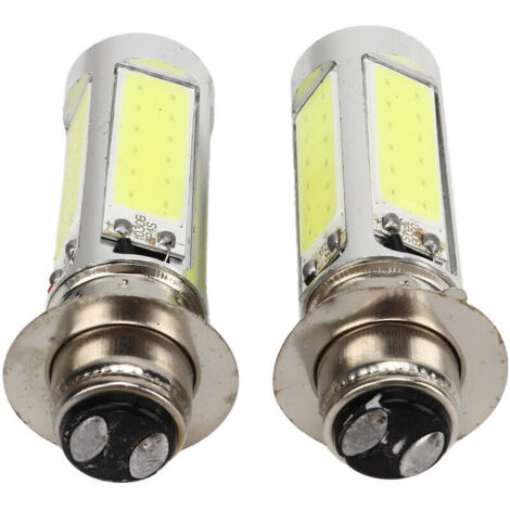 pour ampoule led suzuki ltz pour 12v30/30w hs/p15d-25-1 12VLight Ampoules, 2x 6000K H6M COB Blanc LED Couleur Ampoule de phare antibrouillard de vélo/VTT (PX15d P15D25-1) Phares de moto