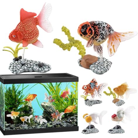 pour Aquarium 6 Pices Statues Artificielles pour Aquariums