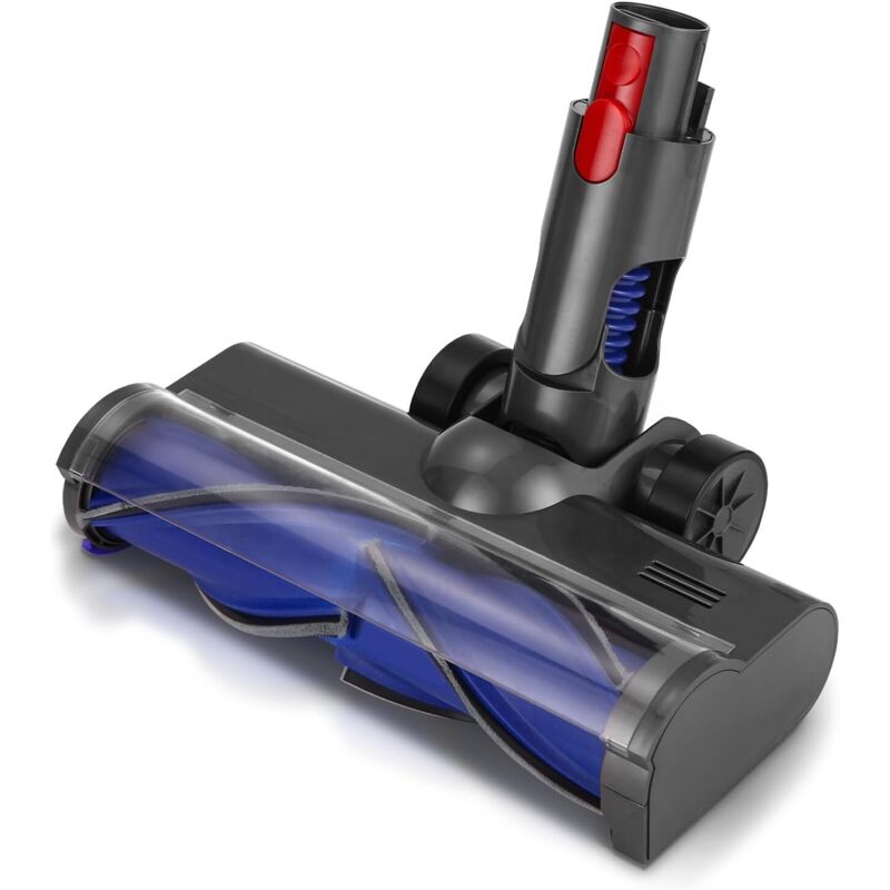 Vuszr - Brosse pour dyson V7V8V10V11V15,tête de brosse à rouleau avec lumière led pour éliminer la poussière invisible, brosse à terre à entraînement