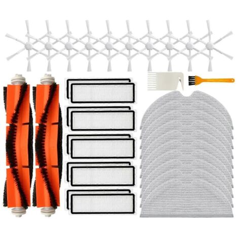 Pour aspirateur robot laveur Mi Robot Vacuum Mop 2, 1C, STYTJ03ZHM : pièce de rechange, brosse latérale principale, filtre HEPA, accessoires de nettoyage