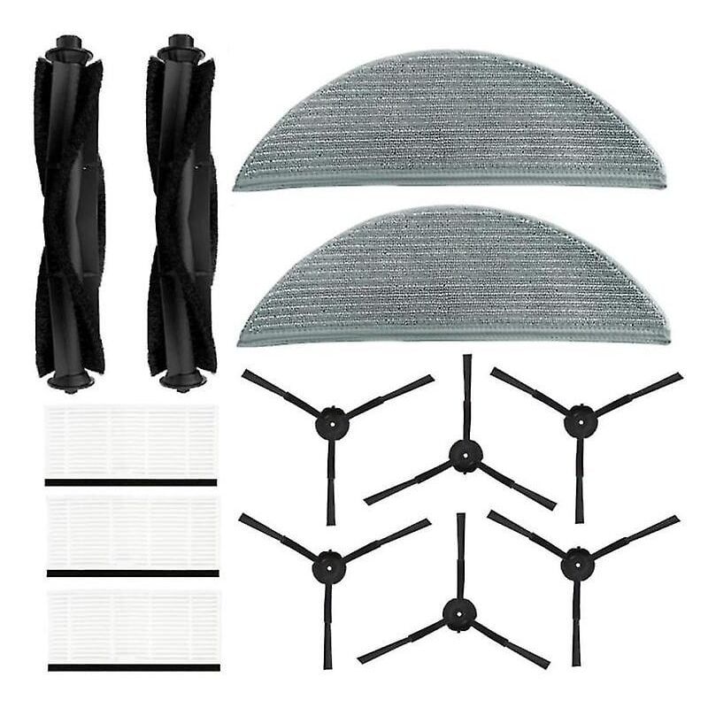 Fei Yu - Pour aspirateur robot R1 / Lidstro S1, brosse latérale principale, filtre Hepa, chiffon de nettoyage de rechange