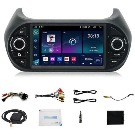 Pour autoradio multimédia Fiorino GPS 4G 7 pouces, 1+32 Go--