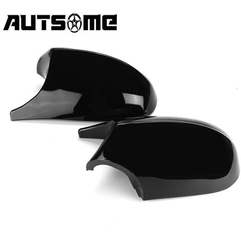 DRILLPRO Pour BMW E90 E91 2008-2011 E92 E93 2010-2013 noir brillant rétroviseur couvercle remplacement gauche et droite
