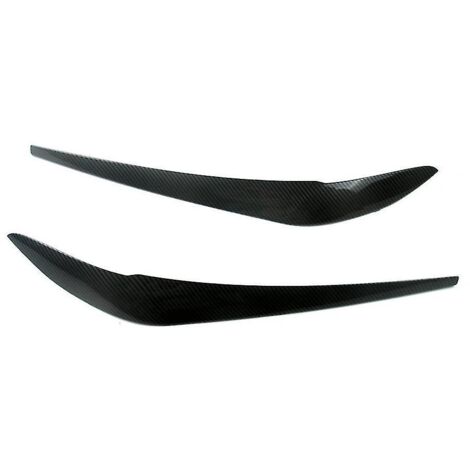 Pour BMW X3 F25 X4 F26 2014-2017 : Bande adhésive de protection de phare avant en fibre de carbone véritable