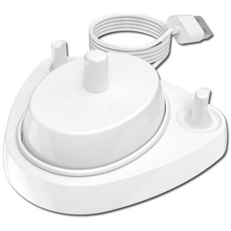 Pour Braun Oral-B 3757B Chargeur Support de Remplacement Brosse à Dents éLectrique Chargeur USB pour Oral B D12 D20 D16 D10 Blanc