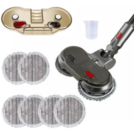 Pour brosse à tête de vadrouille électrique Dyson [V7V8V10V11] avec réservoir d'eau amovible et 6 vadrouilles lavables