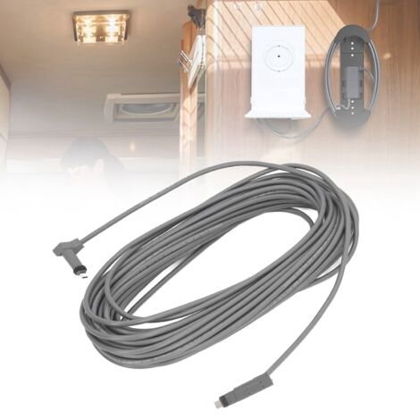 pour câble Starlink Remplacement professionnel pour câble d'extension Starlink pour câble Starlink Kit de clips de fil pour câble satellite rectangulaire Starlink V2 Câble de 75 pieds
