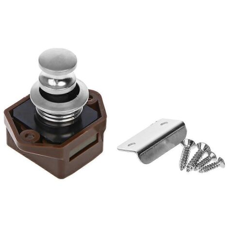 Pour camping-car, caravane, bateau, armoire, tiroir, porte de placard à bouton-poussoir