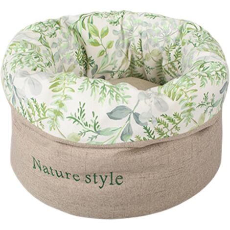 pour Chat Chaud Semi Ferm Lavable Panier Seau pour et Niche