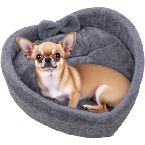 pour chat en forme de cur En peluche Chaud Pour lhiver