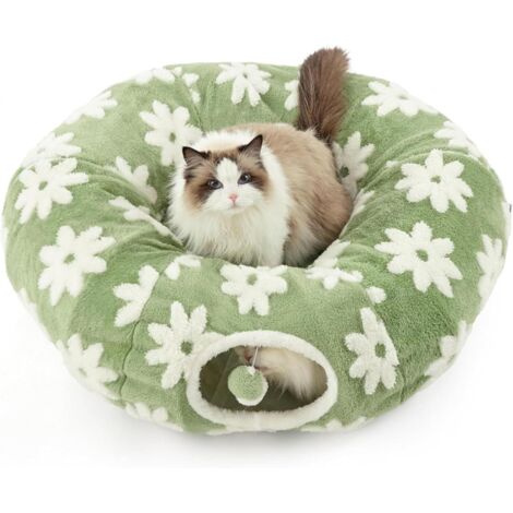 pour chat Lavable avec balle et tubes tunnel interactifs
