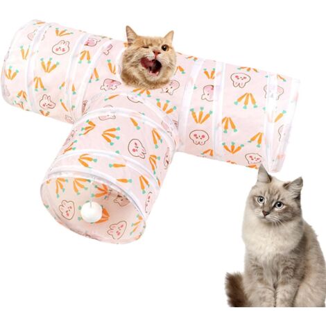 pour chat Tube tunnel pliable amusant pour lapin