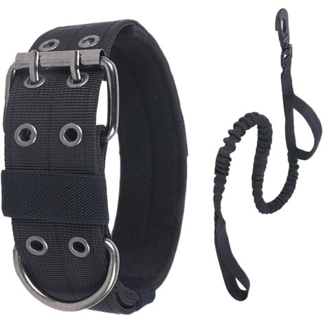 pour Chiens Ajustable avec Laisse Et Boucle MtalliqueCollier