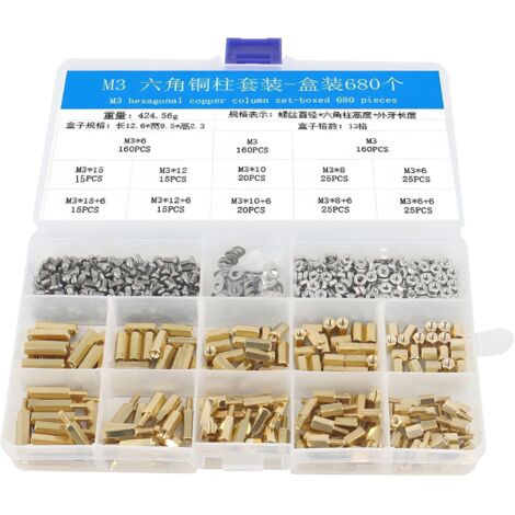 pour circuits imprim s Entretoises vis hexagonales Kit d