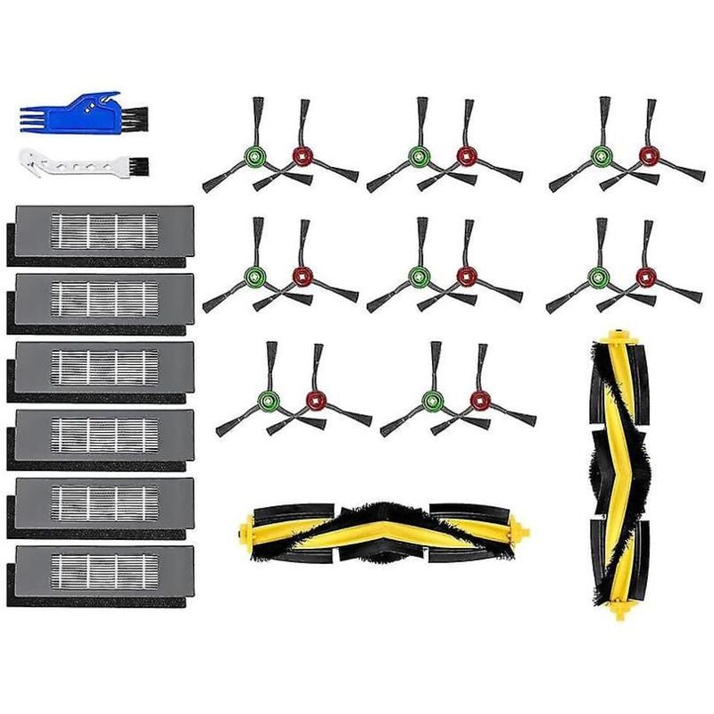 Pour Deebot T8 T8 T8 Max 920 950 T5 N7 N8 Pro N8+ N8 Filtre de brosses latérales principales