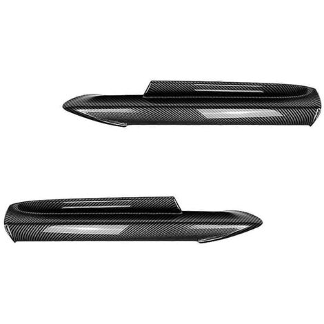 Pour diffuseur d'angle de pare-chocs avant, protection de séparateur en carbone--