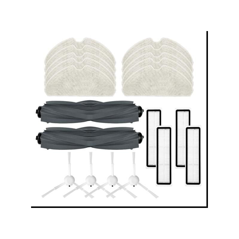 Forehill - Pour Dreame D10S/D10S Pro Accessoires Robot Aspirateur Brosse LatéRale Principale Filtre Hepa Mop PièCes de Rechange