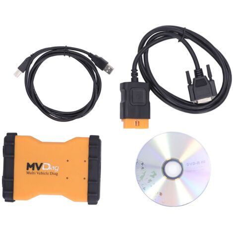 pour DS150 V9 VCI 150E TCS : scanner OBD2 Bluetooth à double carte, outil de diagnostic automobile multifonction