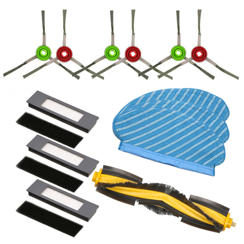 Sunxury - Pour Ecovacs Ozmo 950 920 Robot de Balayage, Brosse, Filtre Hepa, Rag Mop thsinde