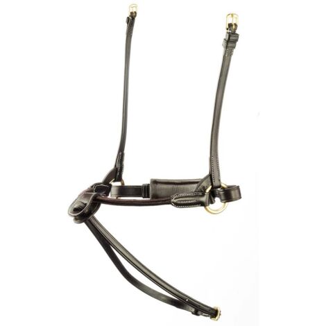 Pour en savoir plus :, Noir 10: Capezzina Rope tattini avec lanière en cuir hypoallergénique à la bouche