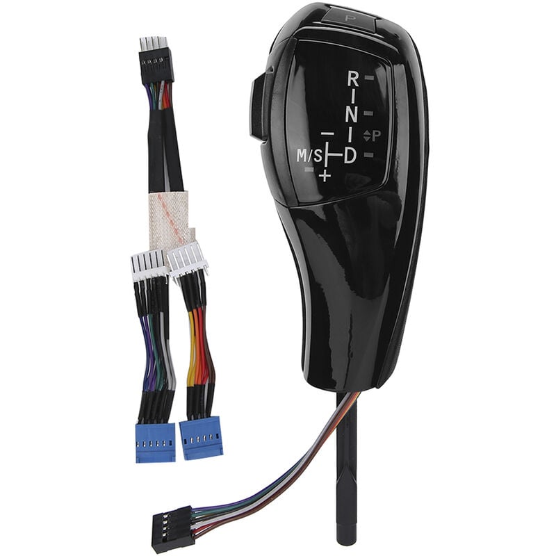 Pour F30 Style lhd automatique led pommeau de levier de vitesse Kit de modification pour bmw E90 E92 E84 E89Jet noir - Eosnow