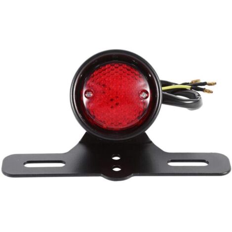pour feux arriere moto led pour feux arriere moto led Lampe de feu stop de frein arrière rouge rétro à LED de moto pour Honda/Yamaha feux stop moto feux arriere moto led feux bobber feux stop