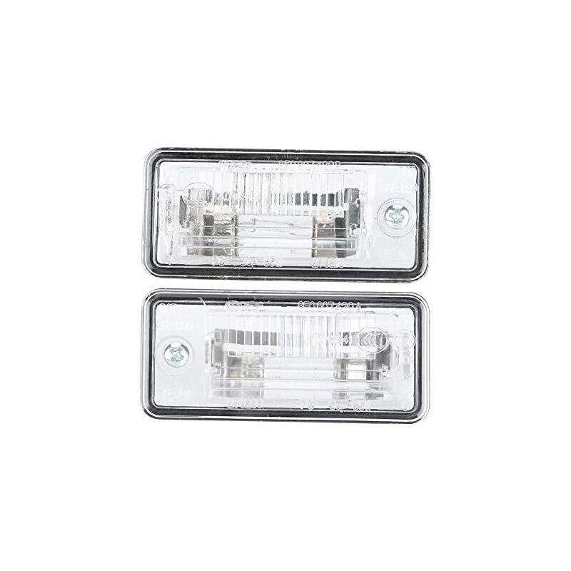Éclairage pour plaque d'immatriculation, 1 paire Feux 8E0807430A 8E0807430B feu de plaque d'immatriculation adapté pour A3 A4 A5 A6 C6 A8 D3 Q7 RS4