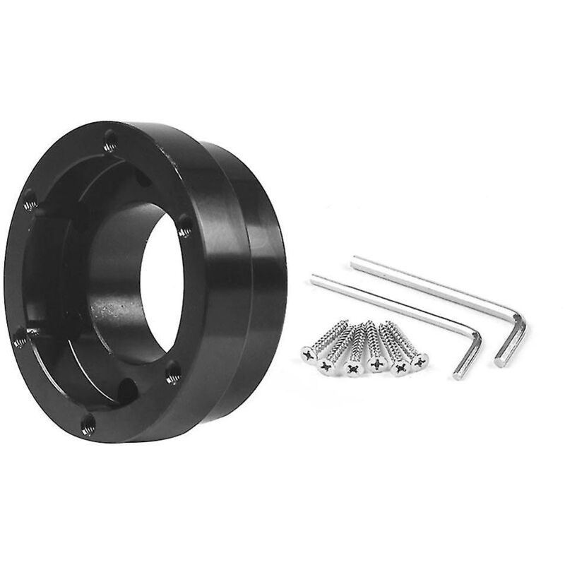 Pour G29 13/14 pouces plaque d'adaptation de direction 70 mm pcd jeu de voiture modification noir