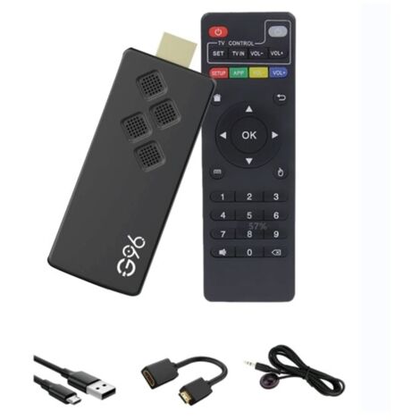 Pour G96 TV Stick Dongle 2 Go + 16 Go Android 10 Smart TV Box 2.4G & 5G WIFI Bluetooth DéCodeur Lecteur MultiméDia