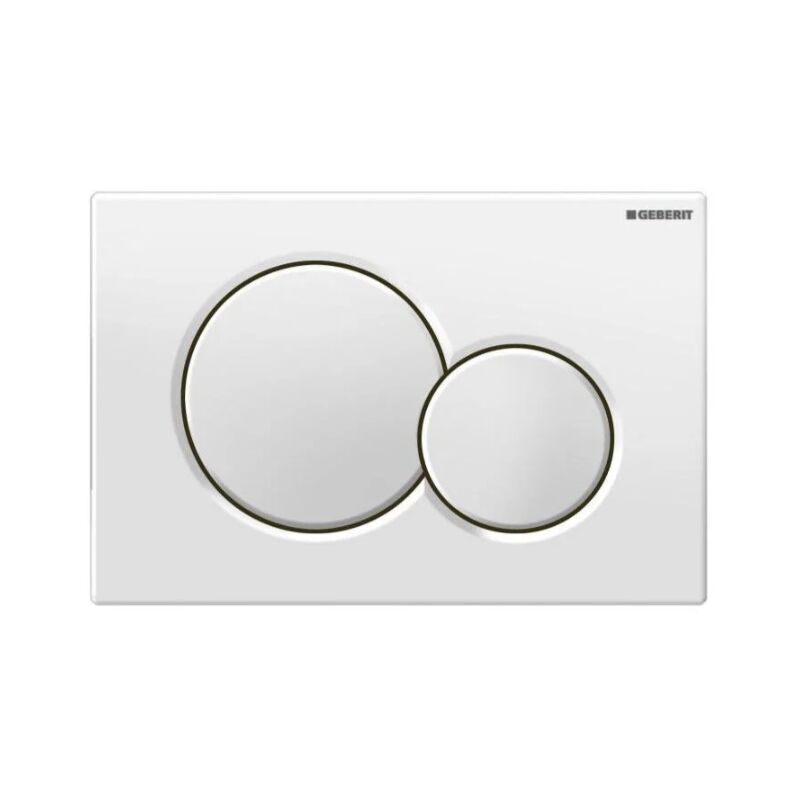 Sevengirl - Plaque de déclenchement geberit sigma 01 - Pour réservoir UP320 / UP720 - 115.770.11.5 - Blanc