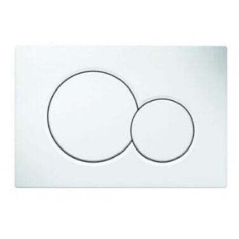 Pour Geberit Sigma01 - Plaque de déclenchement SIgma01, Blanc - 115.770.11.5