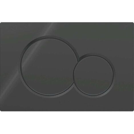 Pour Geberit Sigma01 - Plaque de déclenchement SIgma01, noire 115.770.DW.5
