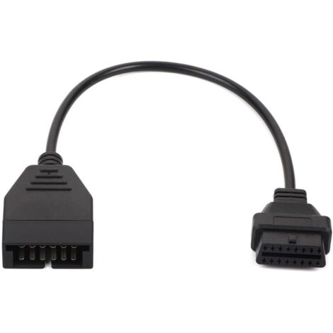 Pour GM OBD1 12 broches à OBD2 16 câble adaptateur de connecteur d'outil de Diagnostic