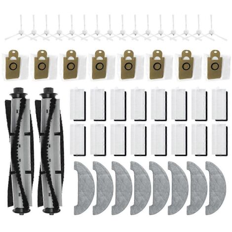 Pour H14, Innos R7, LIHHAS LH90 Brosse latérale principale Filtre HEPA Lingette Sac à poussière Accessoires Pièces détachées