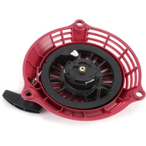 pour Honda GCV135 GCV160 EN2000 Moteur Tondeuse à Gazon Générateur Démarreur Manuel Traction Rouge