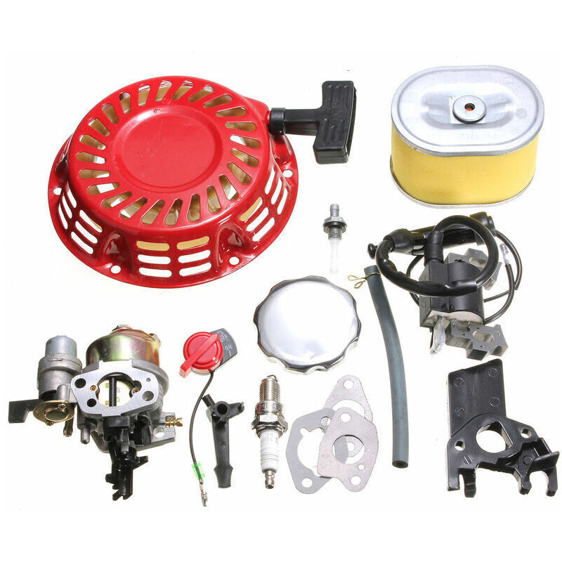 Pour Honda GX160 GX200 5.5HP Kit moteur Carburateur Recoil Bobine D'allumage Bougie D'allumage Filtre à Air
