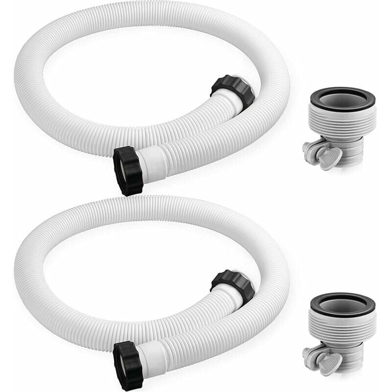 Pour Intex piscine tuyau adaptateur tuyau de remplacement piscine tuyau filtre pompe raccords de tuyau (2 pièces)