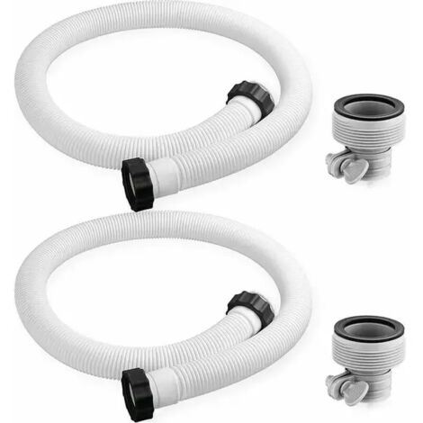 Pour Intex Piscine Tuyau Adaptateur Tuyau De Remplacement Piscine Tuyau Filtre Pompe Raccords De Tuyau (2 Pièces)