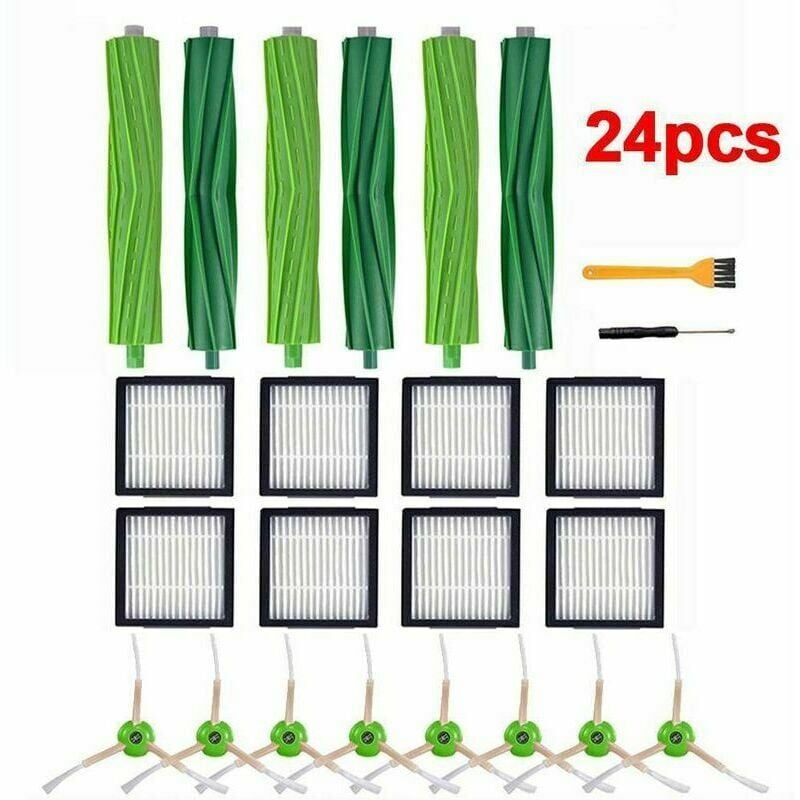 Alovez - Pour iRobot i Series iRobot i7 E5 E6 Series Accessoires pour robots eurs, ensemble de 24 pièces