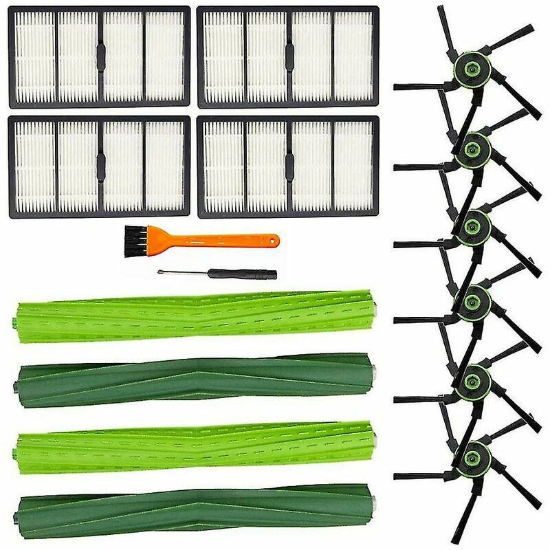 XVX - Pour Irobot Roomba S9(9150) S9 + S9 Plus Filtre Hepa Brosse Rouleau Latéral