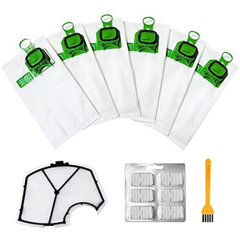 Pour Kit de Sac D'Aspirateur Kobold Compatible pour Vorwerk Kobold VK140 VK150-B