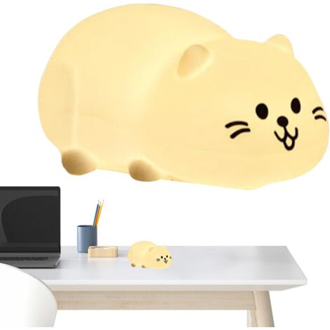 Pour Lampe de Table Chat Commande Tactile Lumire Mignonne