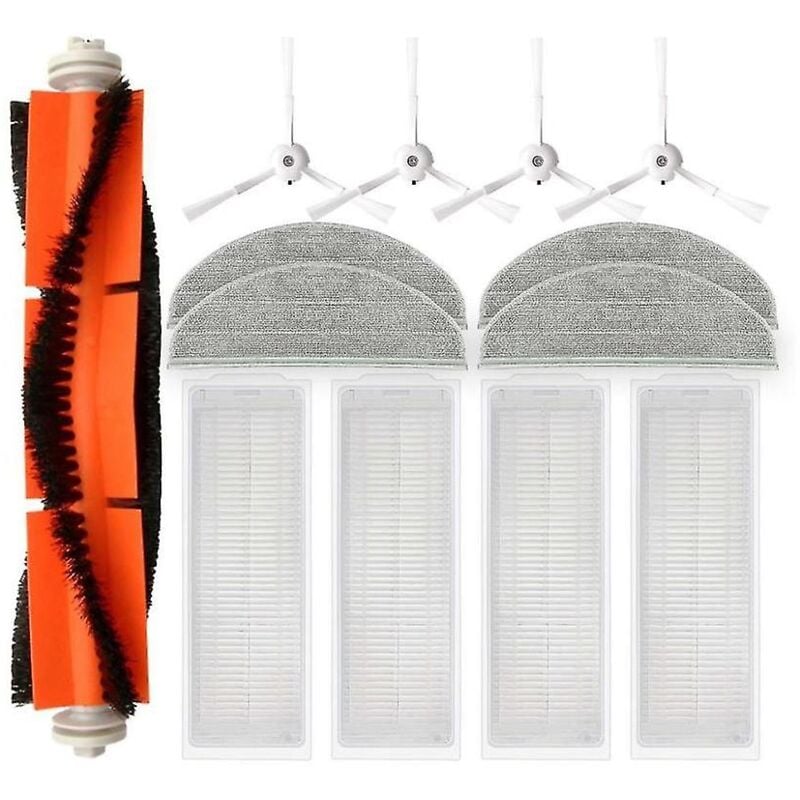 Pour le nettoyage du robot aspirateur Mjstp, brosse latérale principale, filtre Hepa, chiffons de nettoyage, kit de remplacement de pièces