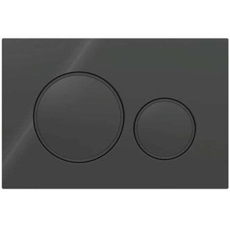 Pour le panneau de boutons double Geberit Sigma20 (115.882.DW.1) : L'anneau central est mat, le reste est brillant.