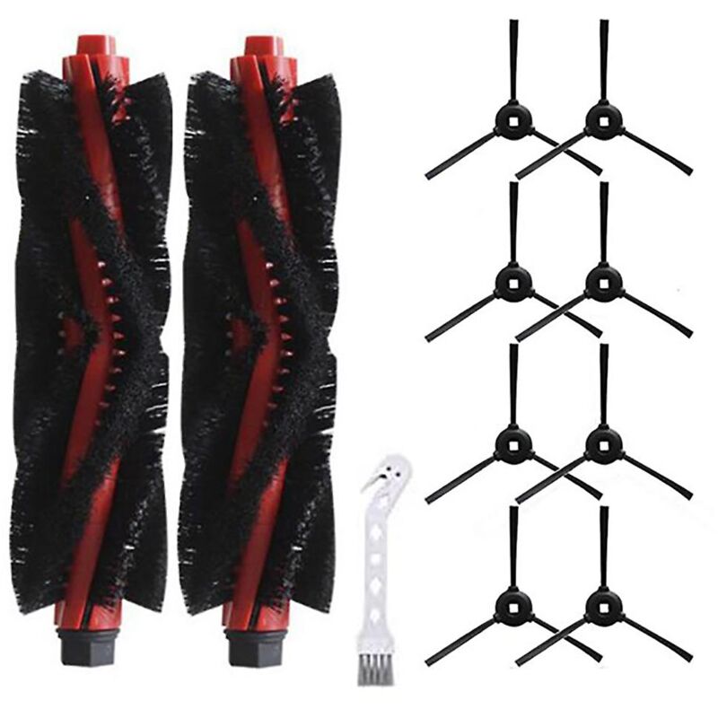 Pour Leftant 8 brosses latérales, 2 brosses à rouleau pour M571 M200 M201