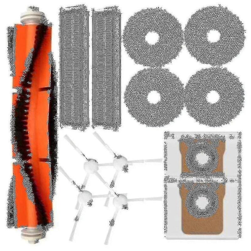 Fei Yu - Pour les accessoires d'aspirateur robot L10s Ultra, brosse latérale principale, filtre, serpillères