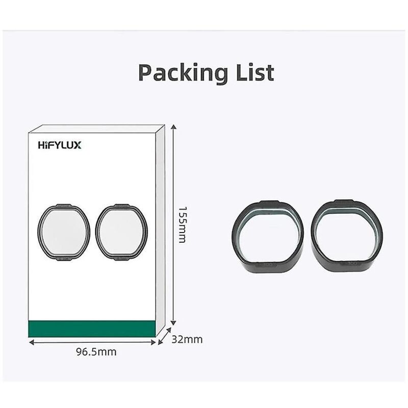 Pour les lentilles de myopie Vr2 1 paire de lentilles asphériques correctrices pour myopie en résine Accessoires de lunettes Ki