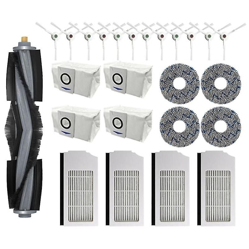 Pour les pièces d'aspirateur robot Deebot T10 Turbo / Omni, sac à poussière, filtre Hepa, brosse latérale principale, tampon de vadrouille