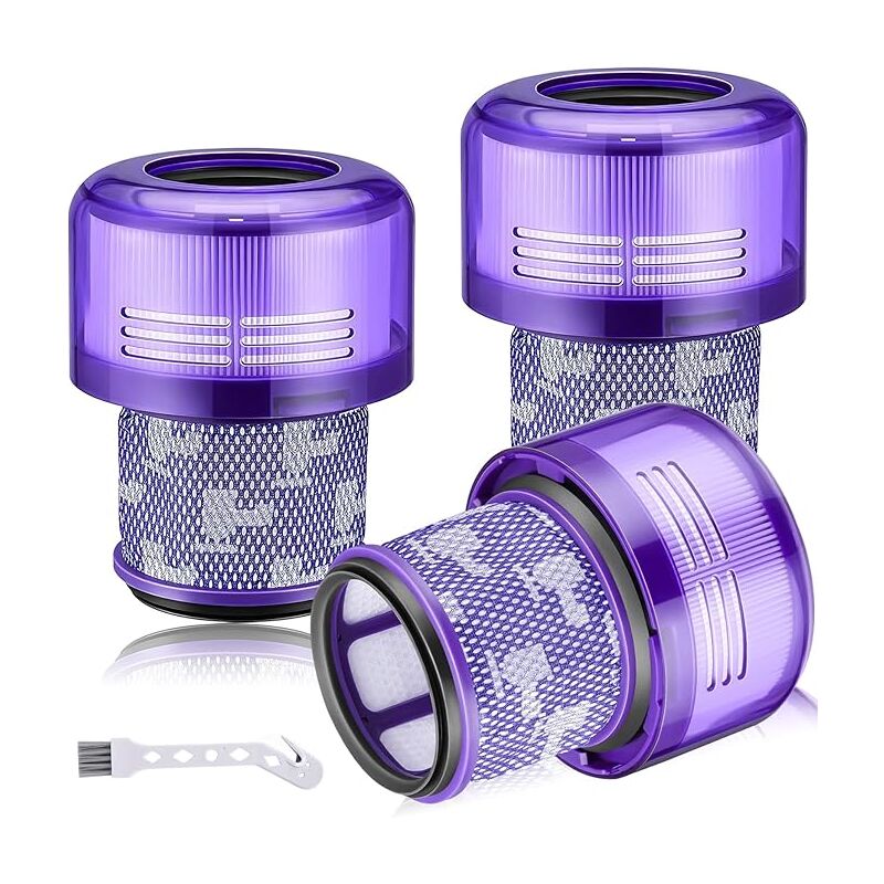 Lot de 3 filtres V11 de rechange pour Dyson V11, V11 Animal, V11 Torque Drive, V11 Absolute, V11 Complete, V11 Extra, V11 Fluffy, V15 Detect, pièce